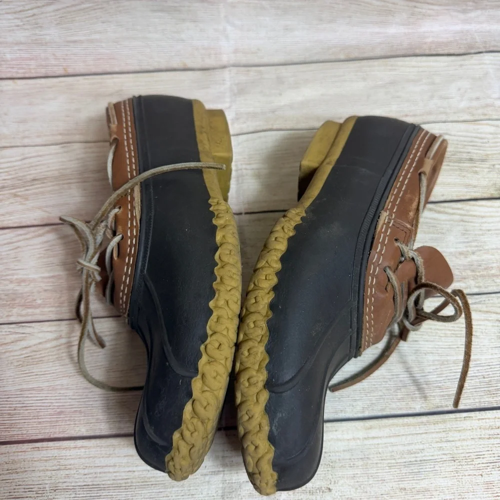 L.L.Bean Rubber Mocs duck boots. 11.5
